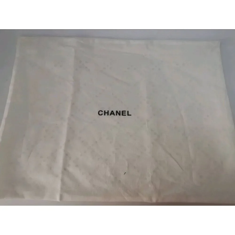 Pre-owned CHANEL Zippered Clothes Dust Bag Travel Storage Garment Cover